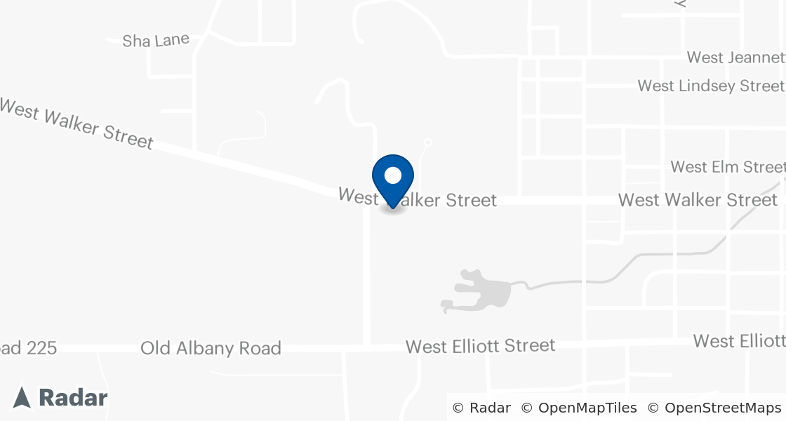 Map of Dairy Queen Location:: 1838 W Walker St, Breckenridge, TX, 76424-3234
